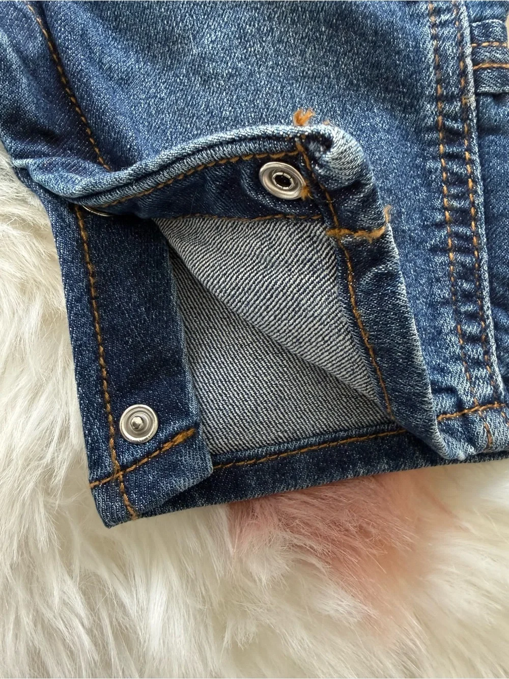 OshKosh B'Gosh Indigo Blue Snap Bottom Denim  Overalls…Size 3 Months…NWOT